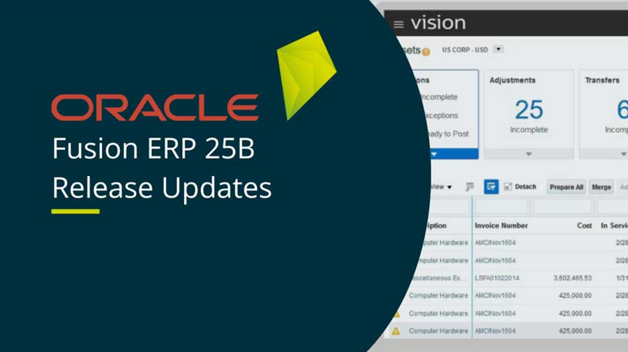 Oracle Cloud ERP Release 25B: Spotlight on Redwood and AI