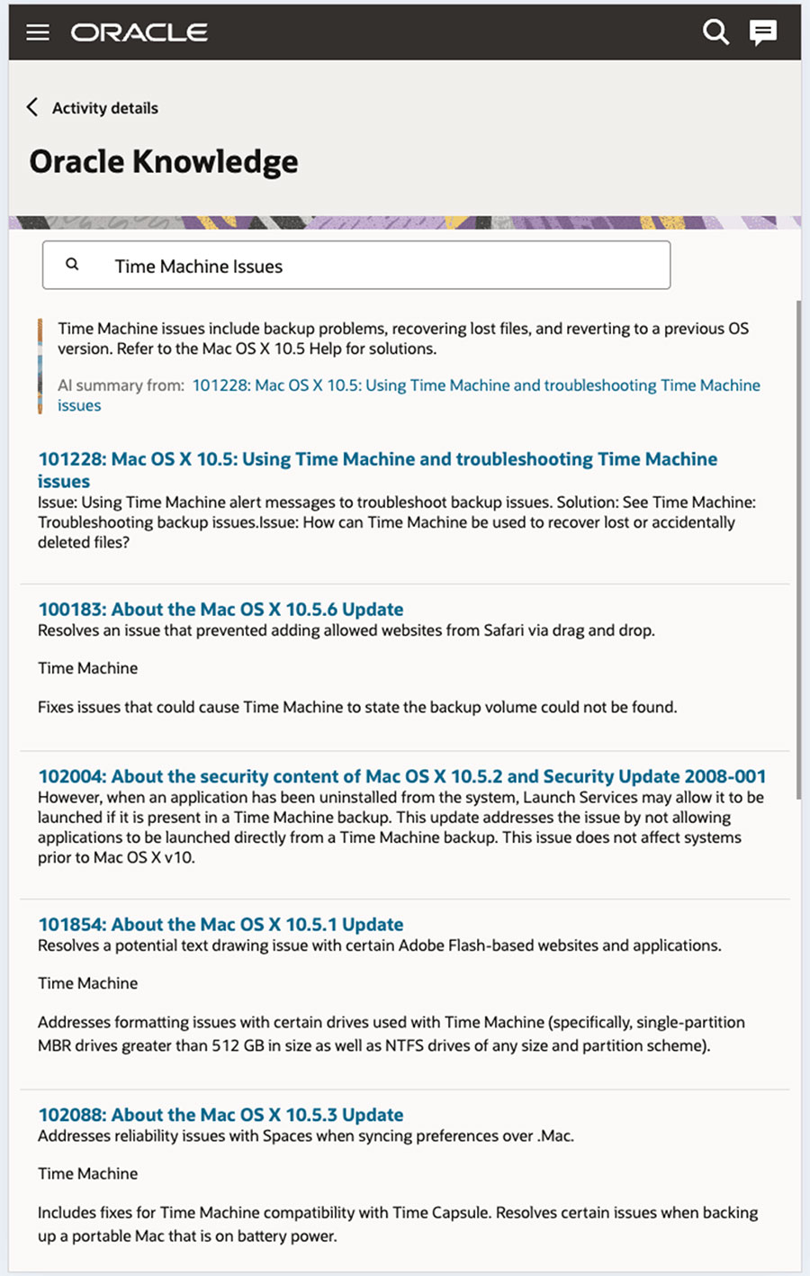Oracle Fusion Field Service 26A - Oracle Knowledge