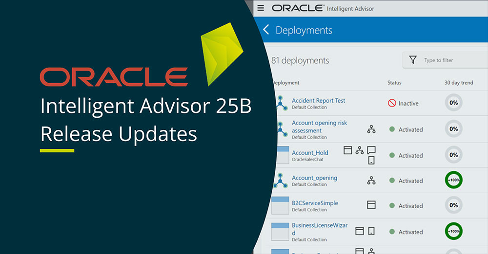 Unlock the Power of Oracle B2C Intelligent Advisor Keep Latest Enhanced Customer Experiences