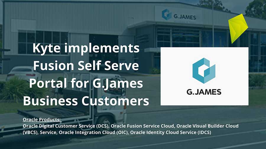 Kyte implements Fusion Self-Serve Portal for G.James Business Customers