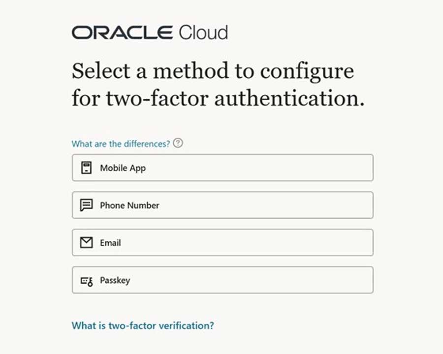 oracle software screenhot