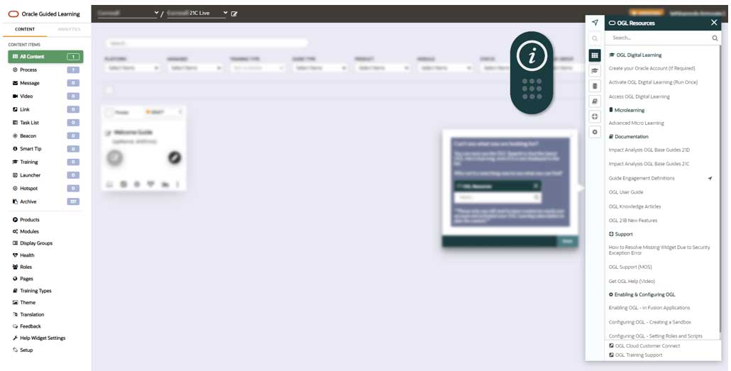 Screen shot: oracle guided learning